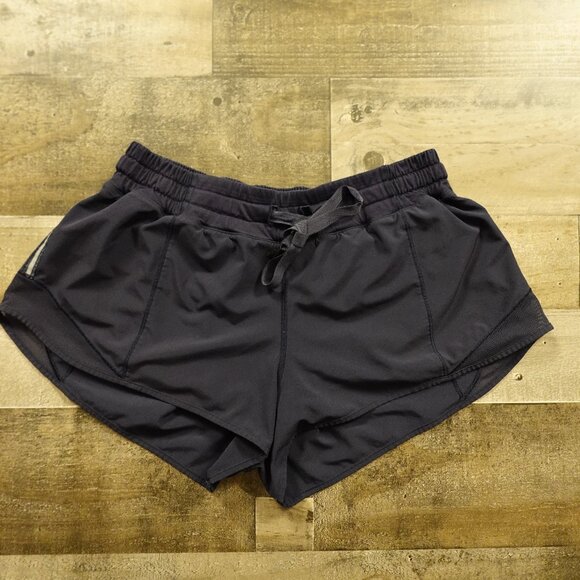 Lululemon Hotty Hot Shorts 2" Women's Size 8 Navy Blue Lightweight Running Short - Picture 1 of 11